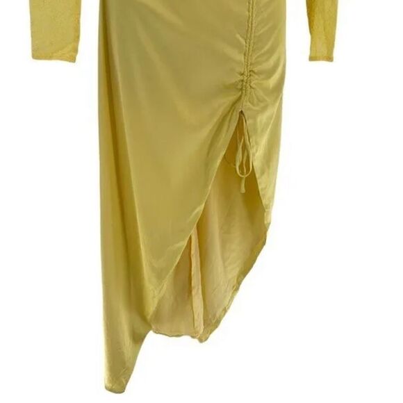 NBD Farah Midi Dress in Yellow Size Large - Picture 4 of 7